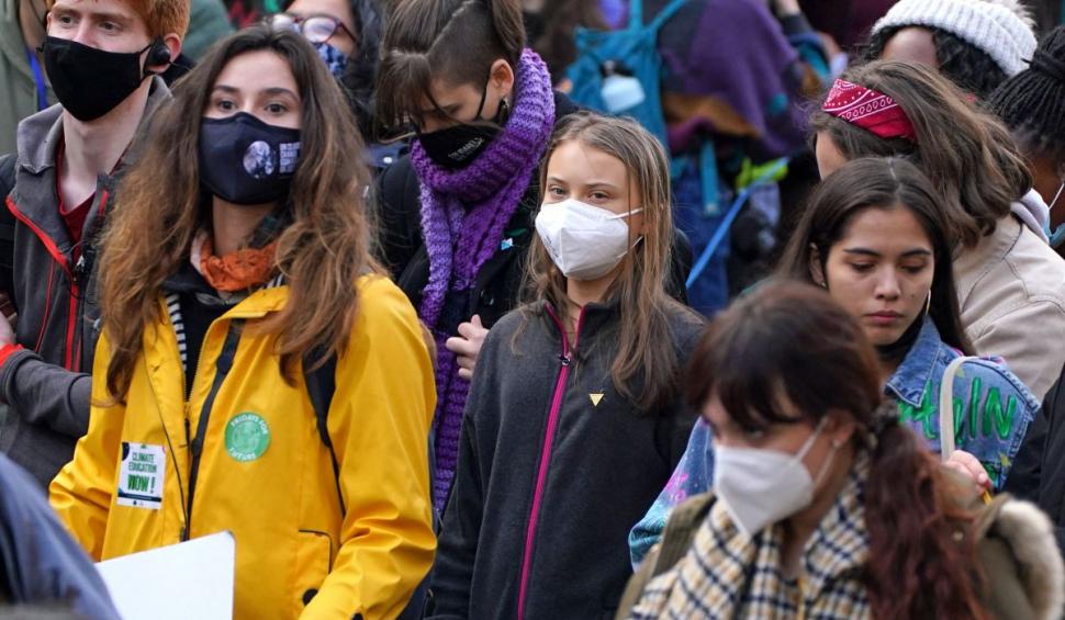 COP26. Greta Thunberg: "Summit-ul climatic, un eșec". Donald Trump, Xi Jinping, Vladimir Putin și Jair Bolsonaro, plimbați în cătușe la protest 734712