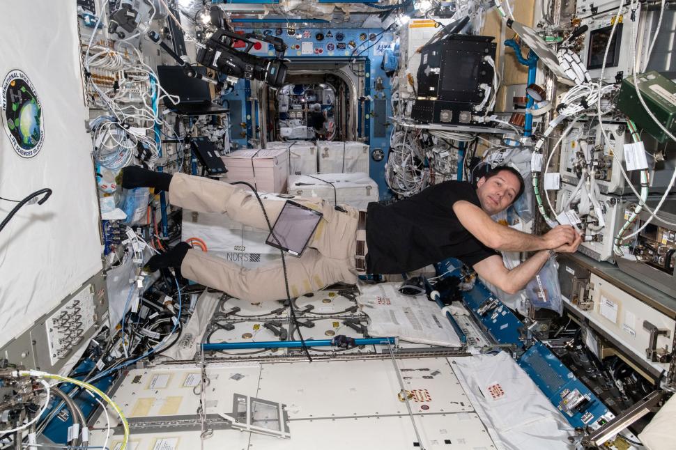 Declarație de ultimă oră a astronauților care revin pe Pământ la bordul capsulei cu wc-ul defect. În prealabil, au mâncat tacos 734751