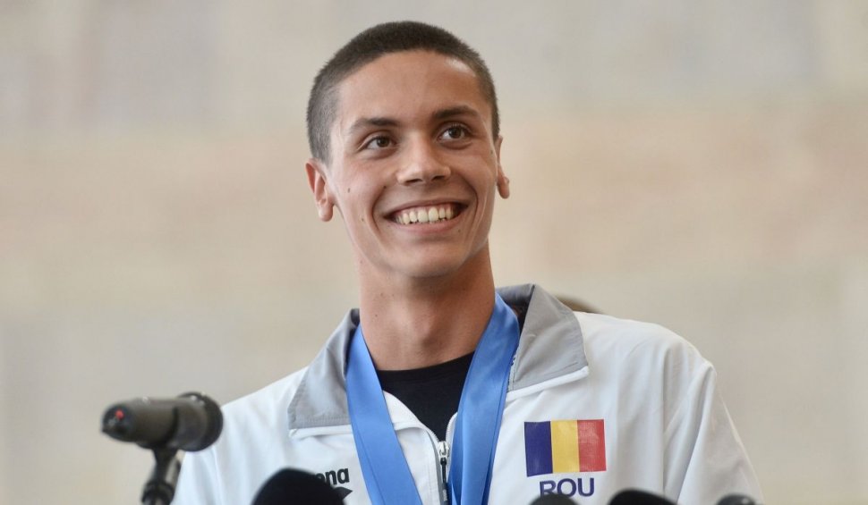 David Popovici a câștigat titlul european în proba de 200 de metri