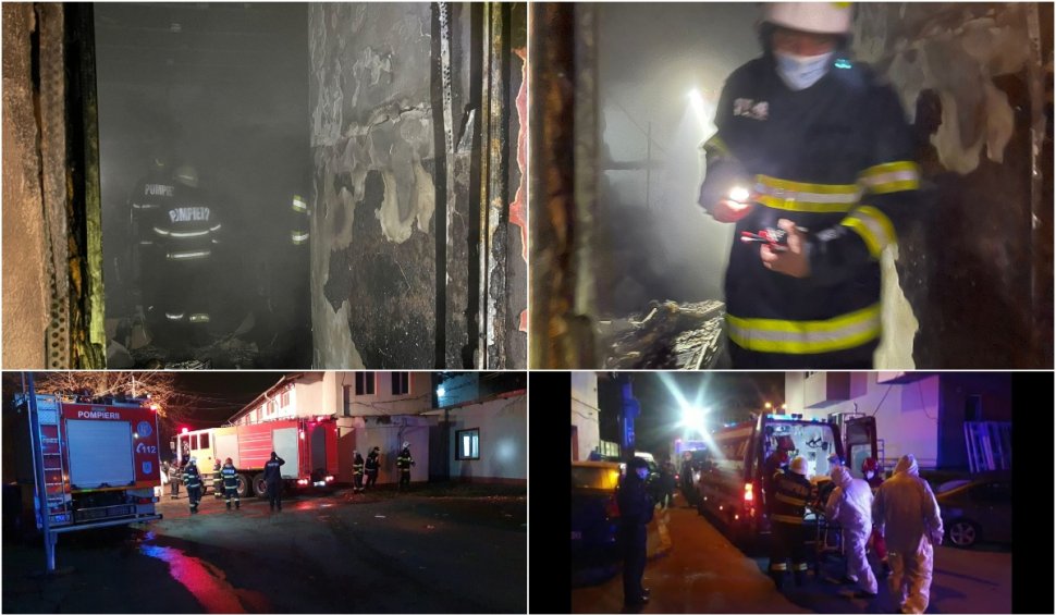 Incendiu la Spitalul de Boli Infecţioase din Ploieşti. Doi morţi şi zeci de bolnavi cu COVID evacuaţi