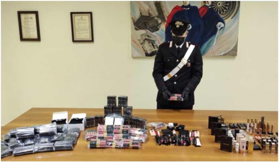 Un român a furat produse cosmetice de 50.000 de euro chiar de la firma unde lucra, în Italia
