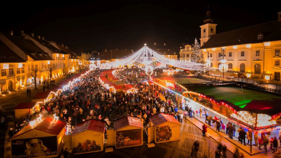 Când se deschide Târgul de Crăciun de la Sibiu. Accesul, pe baza certificatului verde