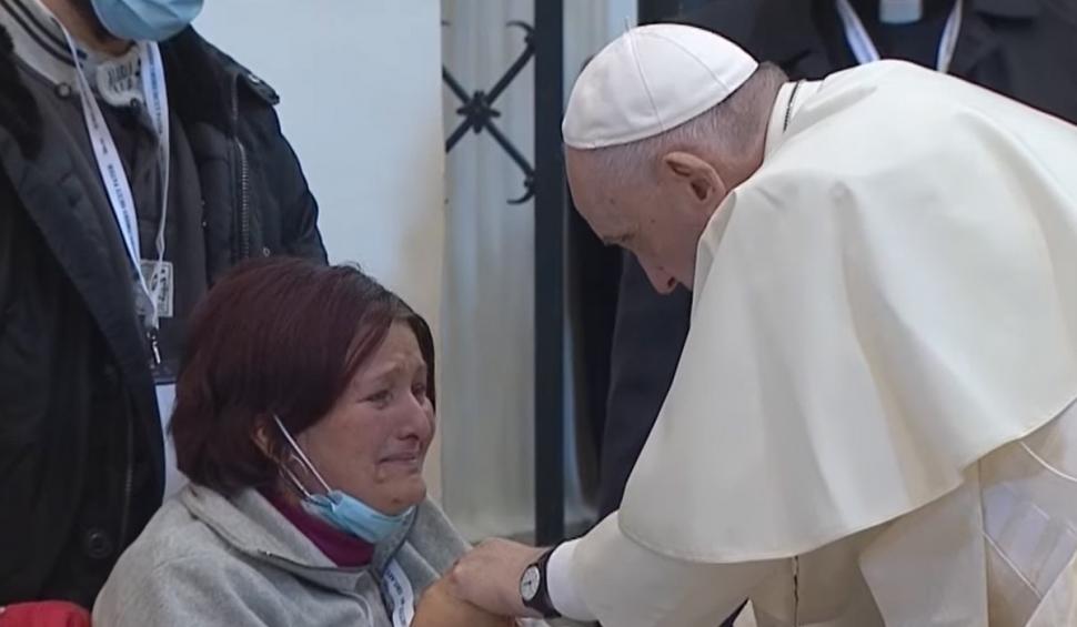 Povestea emoţionantă a Marianei, femeia care l-a impresionat pe Papa Francisc: "Nu am avut sănătate, dar am avut credinţă şi putere pentru copiii mei" 736282
