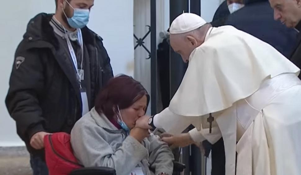 Povestea emoţionantă a Marianei, femeia care l-a impresionat pe Papa Francisc: "Nu am avut sănătate, dar am avut credinţă şi putere pentru copiii mei" 736283