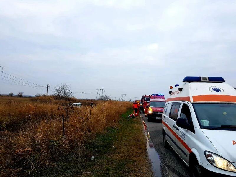 Grav accident rutier pe Autostrada București - Pitești. Se intervine cu elicopterul!  736316