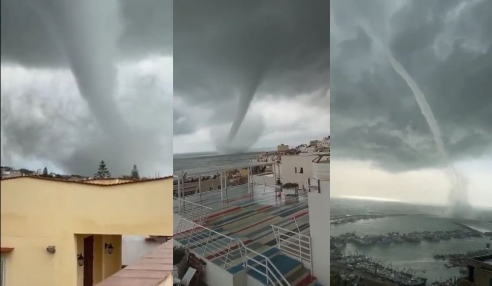 Italia, lovită de o serie de tornade ucigașe. Cel puțin un om a murit în Sicilia. Imagini impresionante cu devastările produse de furia naturii