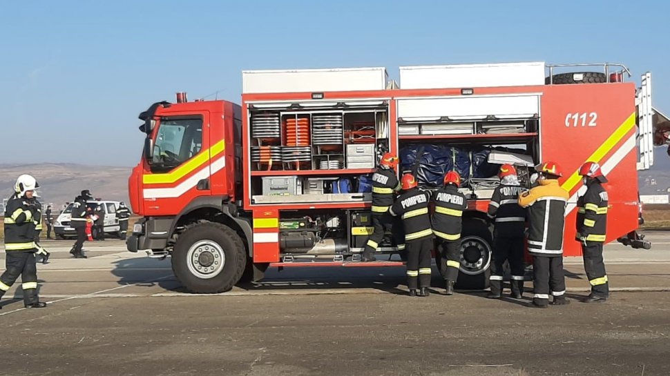 Simulare de accident aviatic la Cluj: 25 de morți și 75 de răniți