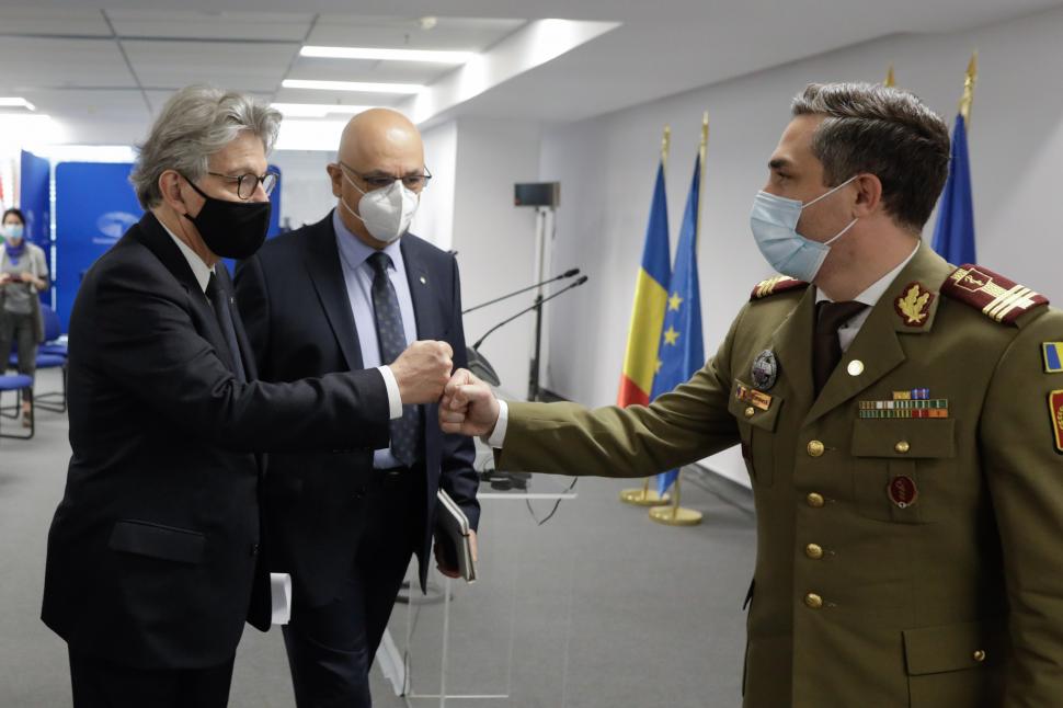 Thierry Breton, comisar european: "Rata mică de vaccinare pune presiune pe sistemul medical" 736797