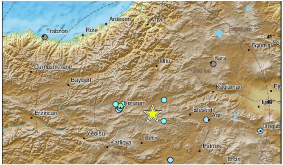 Cutremur de suprafață în Turcia. Mai multe persoane au fost rănite