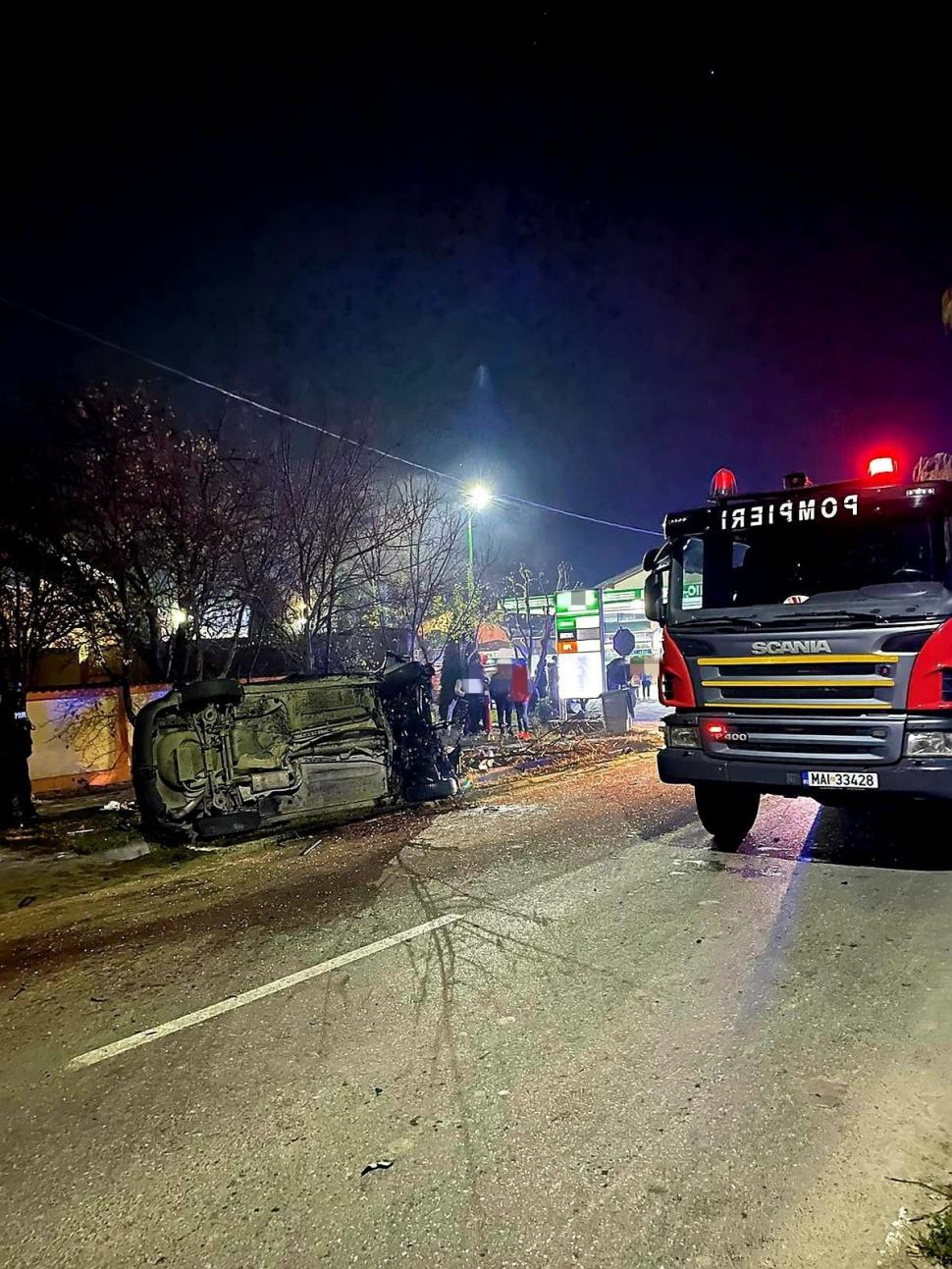 Accident cu opt victime, noaptea trecută în Giurgiu. Răniţii, duşi la spitale din Capitală 737328