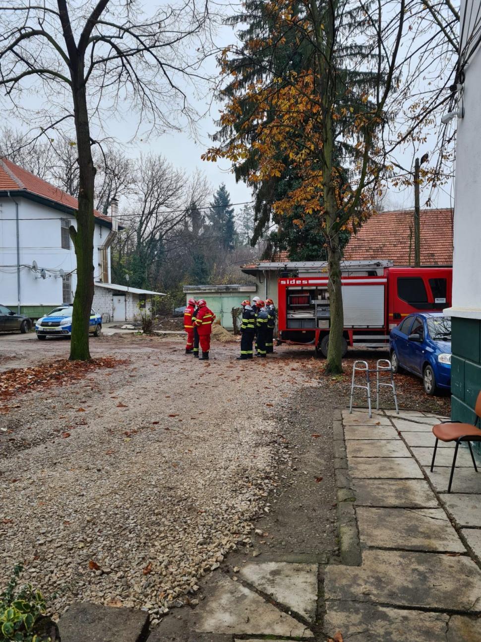Incendiu la Spitalul de Psihiatrie din Gătaia, Timiș. 41 de persoane au fost evacuate 737534