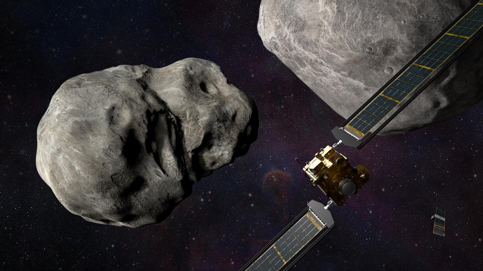 NASA a lansat o sondă care se va zdrobi de un asteroid, pentru a-i schimba traiectoria. Scenariul a fost dramatizat în filmul catastrofic Armageddon 737780