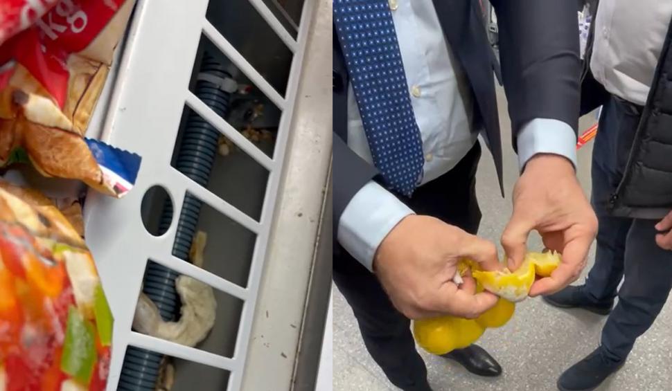 Mucegai, rugină şi mizerie la raioane în 3 hipermarketuri din Bucureşti. ANPC: "Este inadmisibil" 738128