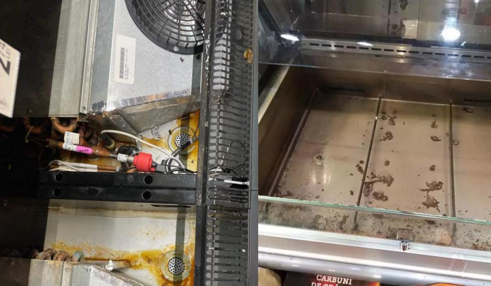 Mucegai, rugină şi mizerie la raioane în 3 hipermarketuri din Bucureşti. ANPC: "Este inadmisibil" 738132