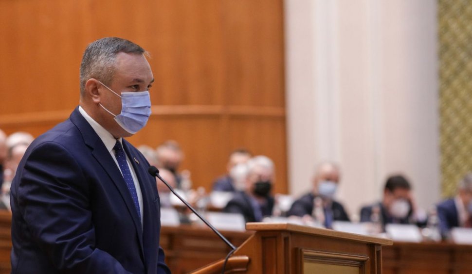 Guvernul Ciucă a trecut de votul de învestire din Parlament