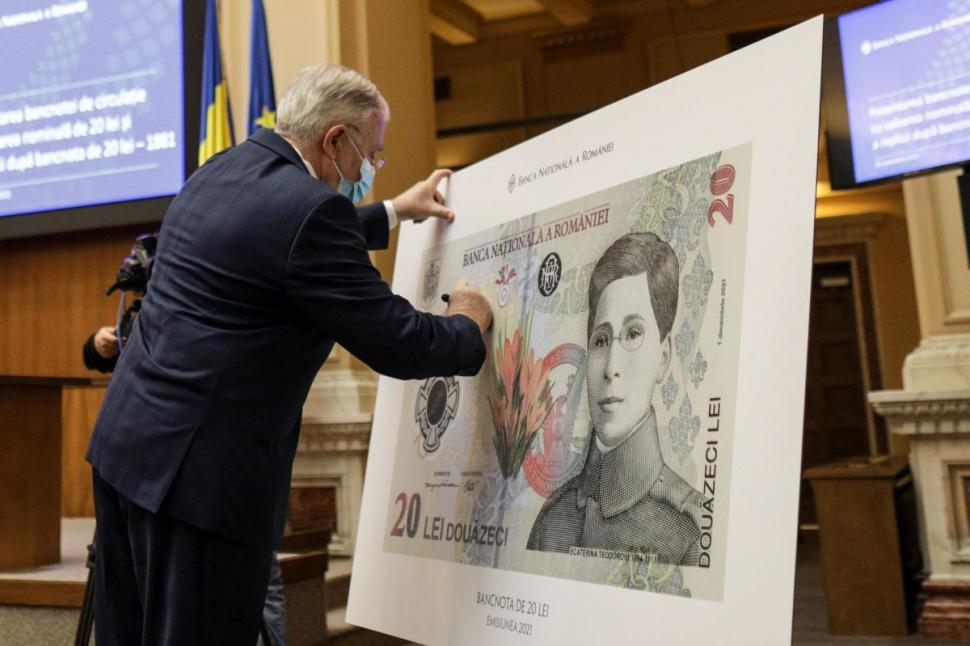 Cum arată bancnota de 20 de lei, care va intra în circulație începând de la 1 decembrie 738239