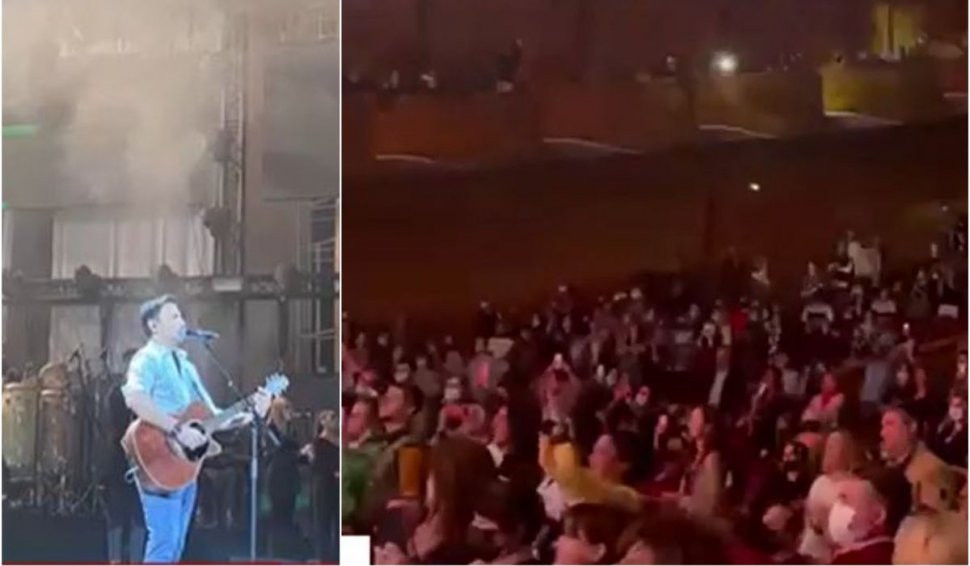 Concert cu mii de oameni fără măşti, pentru un artist străin, la Sala Palatului. Cântăreţii români, afectaţi de restricţiile din pandemie