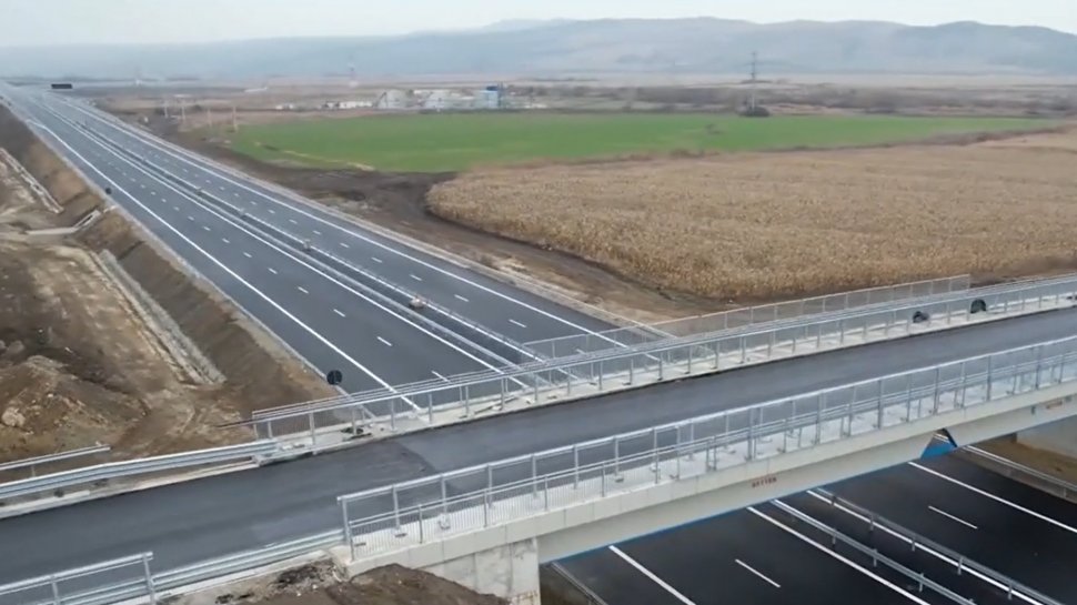 Mâine va fi deschis circulaţiei lotul 2 din autostrada Sebeş-Turda