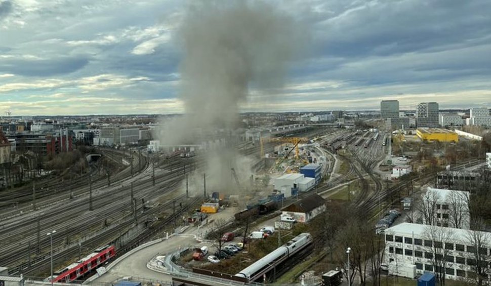 Explozie în Germania, într-o gară din Munchen. Autoritățile confirmă primii răniți