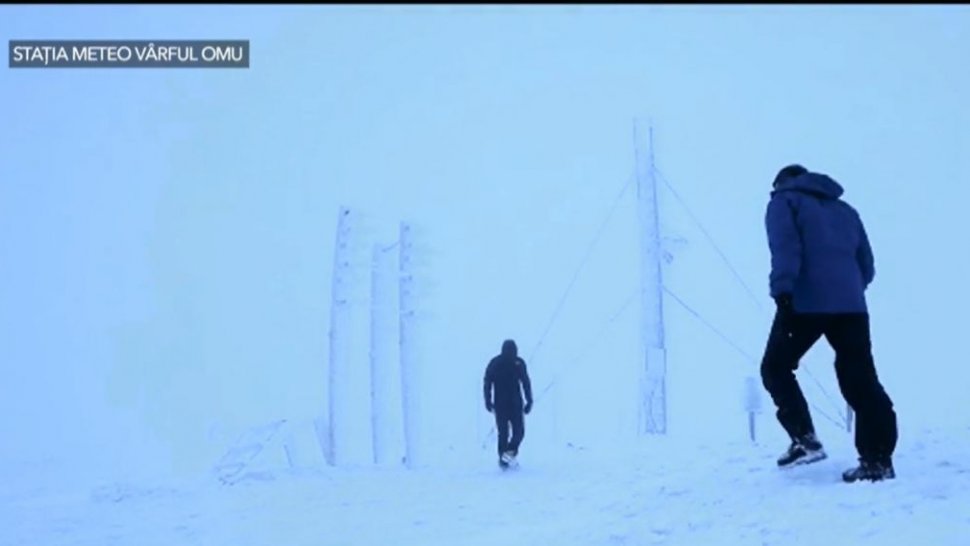 Mesaj special pentru români de la peste 2.500 de metri altitudine, prin viscol și ninsoare