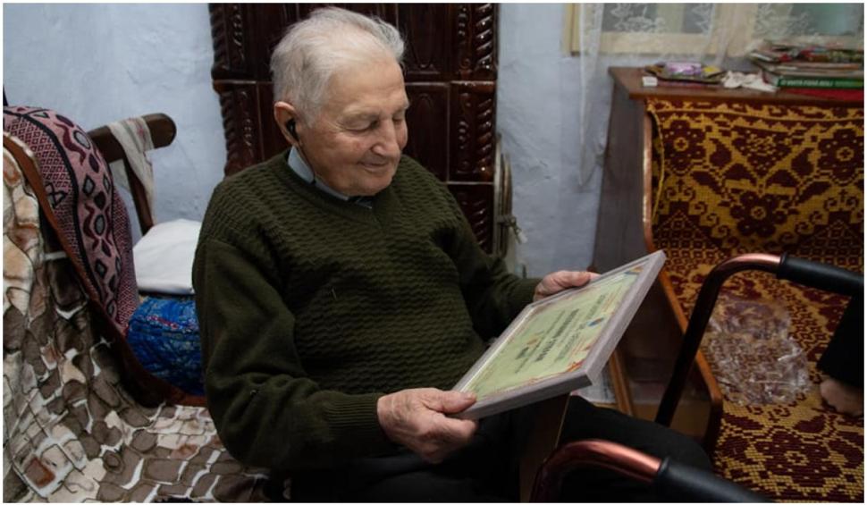 Veteranul de război care trăiește de 8 decenii cu un glonț lângă inimă. "Am stat peste o lună în spital, iar, ulterior, comisia de evaluare a decis să revin pe front" 738966