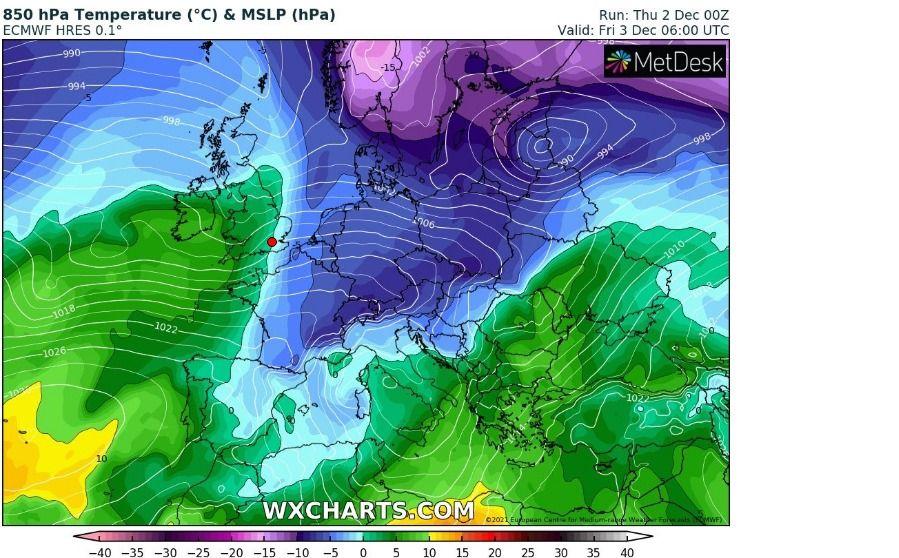 Alertă meteo în Europa. O masă de aer polar se va întinde peste continent și vor cădea ninsori însemnate 739059