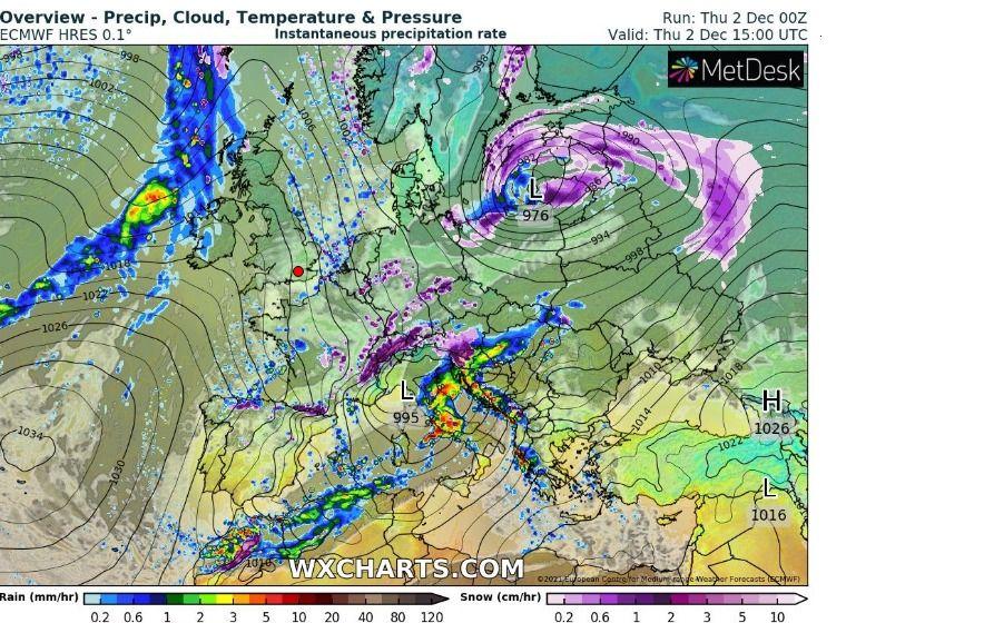 Alertă meteo în Europa. O masă de aer polar se va întinde peste continent și vor cădea ninsori însemnate 739060