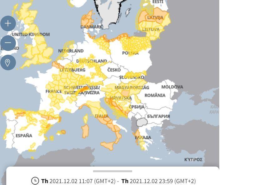 Alertă meteo în Europa. O masă de aer polar se va întinde peste continent și vor cădea ninsori însemnate 739061