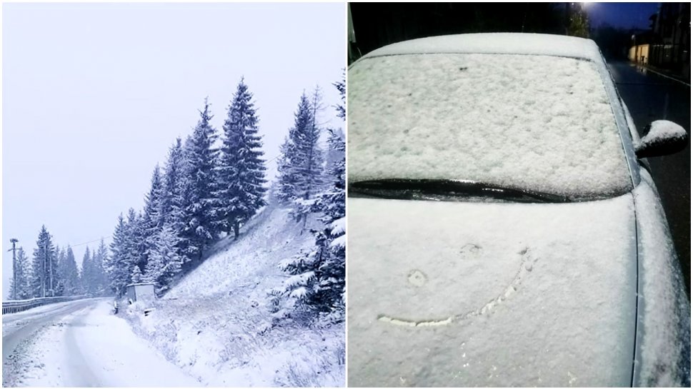Val de aer polar peste România. Ninsorile au cuprins aproape toată ţara