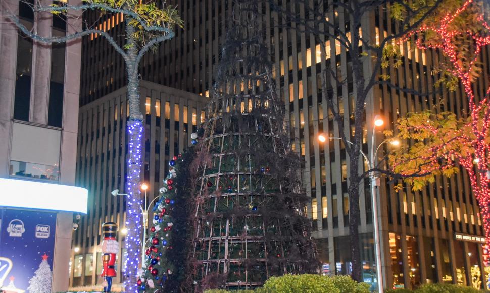 Bradul de Crăciun a fost incendiat la New York. Poliția a arestat un suspect 739924