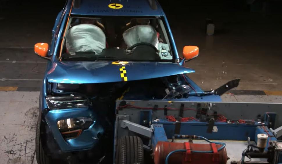 Dacia Spring a obținut o stea la testele de impact EuroNCAP