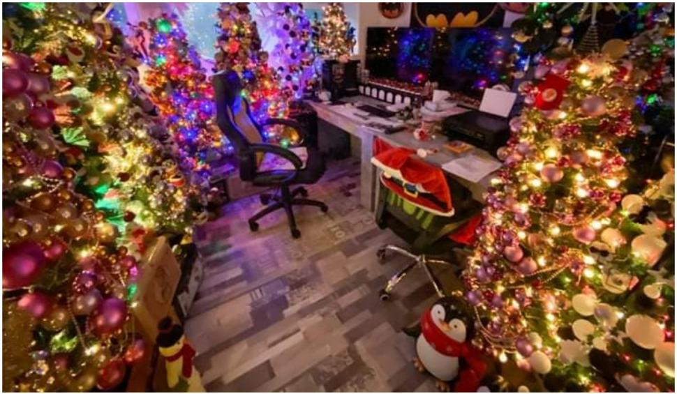 O familie din Gemania a împodobit 444 de brazi de Crăciun în casă. Niciunul nu seamănă cu celălalt 739877