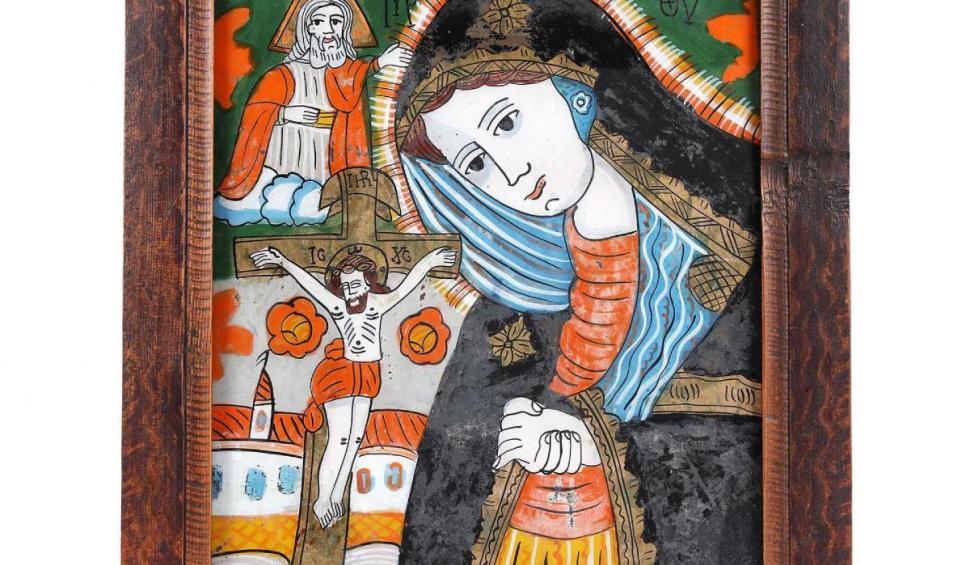 Icoana semnată de părintele Arsenie Boca, vândută pentru mii de euro la licitație 740053