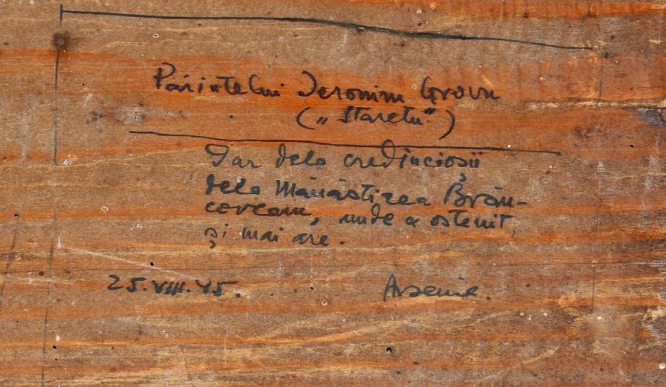 Icoana semnată de părintele Arsenie Boca, vândută pentru mii de euro la licitație 740054