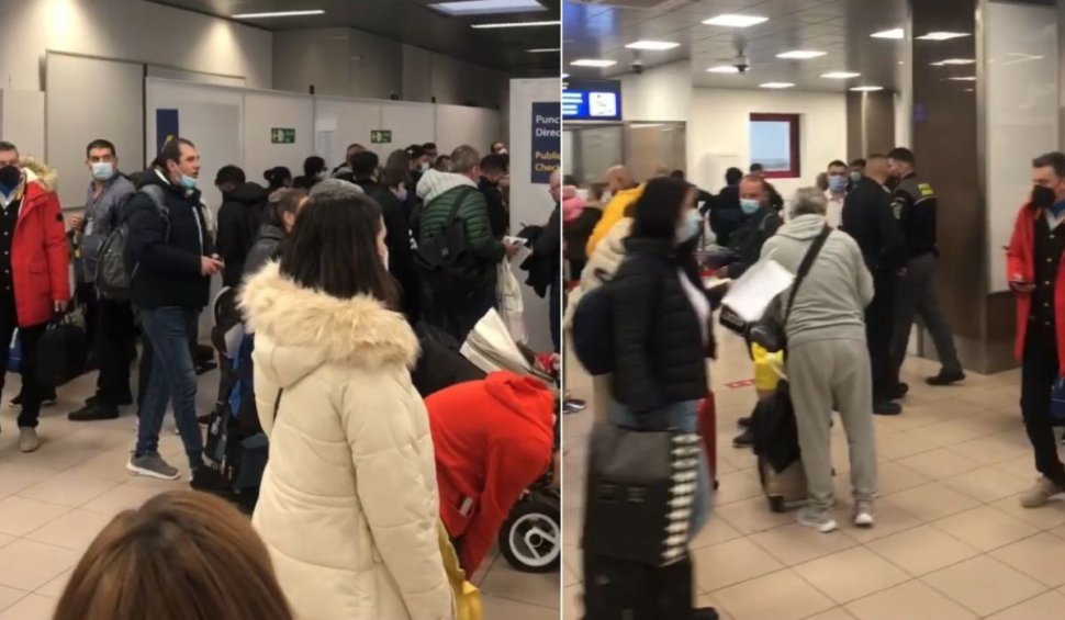 Haos pe aeroportul Otopeni din cauza noilor restricţii: "Ţipau oamenii că nu au aer"