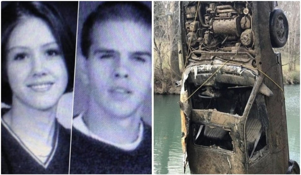 Doi tineri dispăruţi în urmă cu 21 de ani, găsiţi într-o maşină scufundată