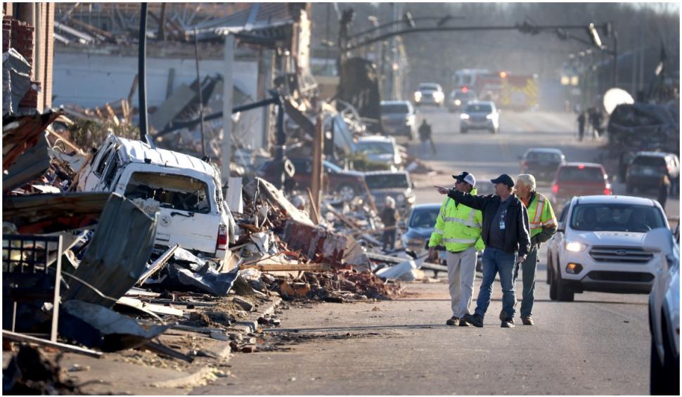 64 de morți printre care 6 copii după ce o tornadă a lovit statul Kentucky 740690