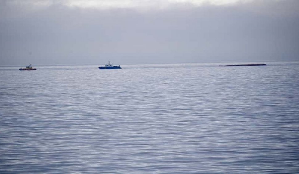 Două nave s-au ciocnit în Marea Baltică. Unul dintre vase s-a răsturnat. Oficial: "S-au auzit țipete din apa înghețată"