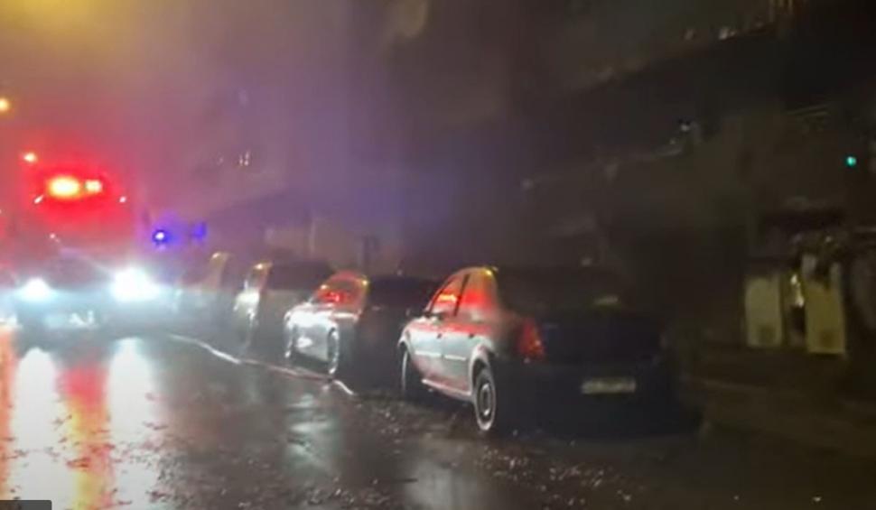 Noi imagini de la incendiul devastator care a mistuit un bloc din Constanţa 741558