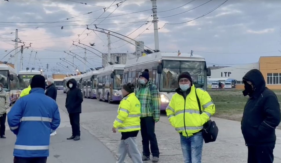 Grevă la Serviciul de Transport Public din Timișoara. Orașul este blocat