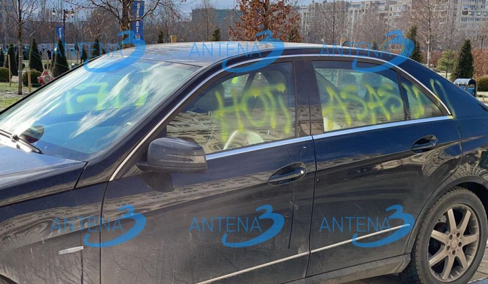 Parlamentarii cu mașinile vandalizate în timpul protestelor sunt amenințați cu moartea. Ce scrie în mesaje 742077