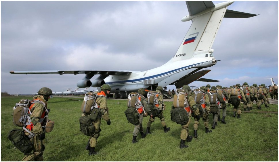 Rusia va organiza exerciții cu parașuta în apropierea Ucrainei care simulează capturarea unui nou teritoriu