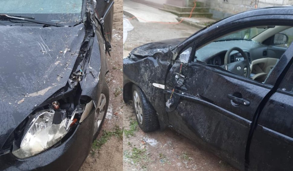 Polițist bătut în fața casei de rudele unei femei care a i-a distrus mașina, în Dâmbovița