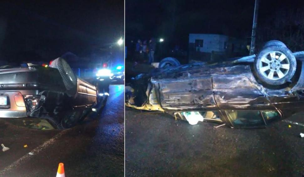 Un criminal din Dâmboviţa s-a răsturnat cu maşina la scurt timp după ce şi-a omorât soţia şi i-a abandonat trupul în casa bunicilor 742980