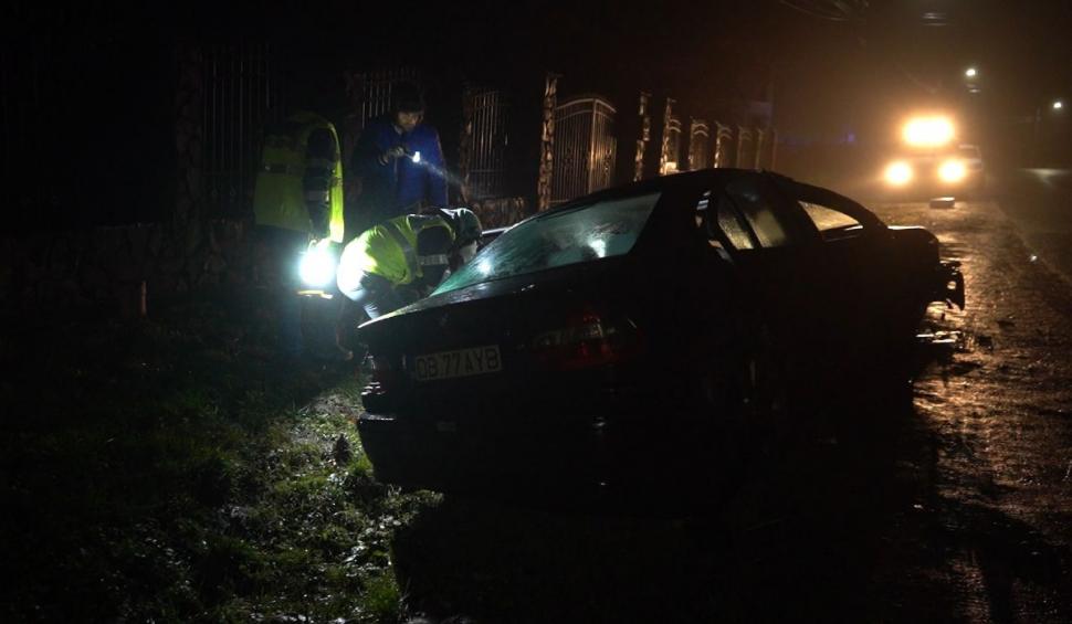 Un criminal din Dâmboviţa s-a răsturnat cu maşina la scurt timp după ce şi-a omorât soţia şi i-a abandonat trupul în casa bunicilor 743001
