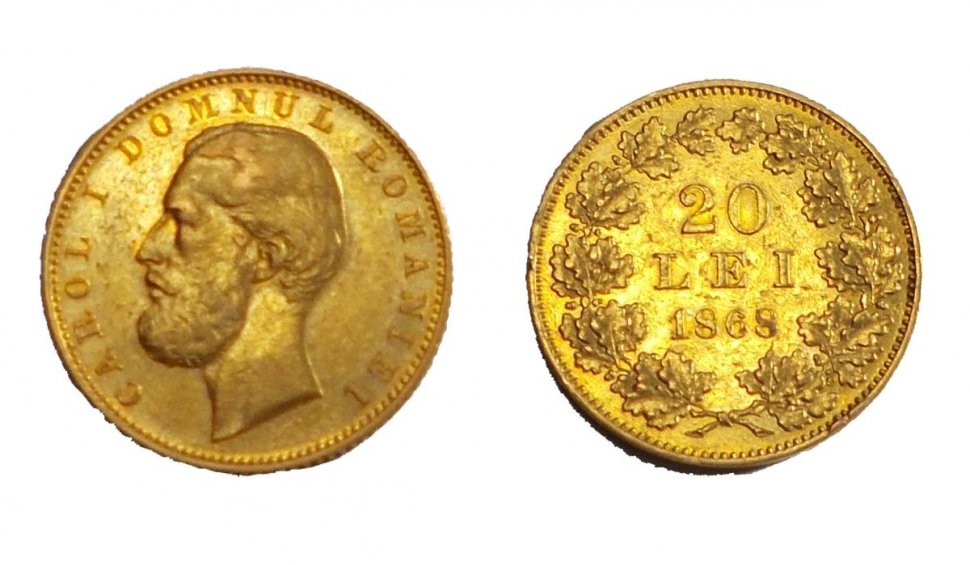 Polul lui Carol I, moneda românească foarte rară, care valorează aproximativ 100.000 de euro