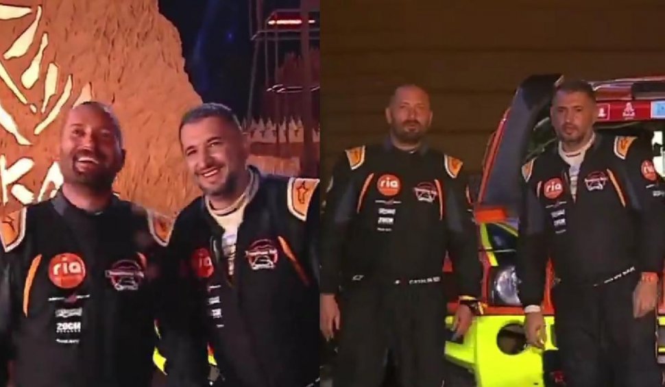 Cheloo și pilotul Mihai Ban au participat la Raliul Dakar din Arabia Saudită