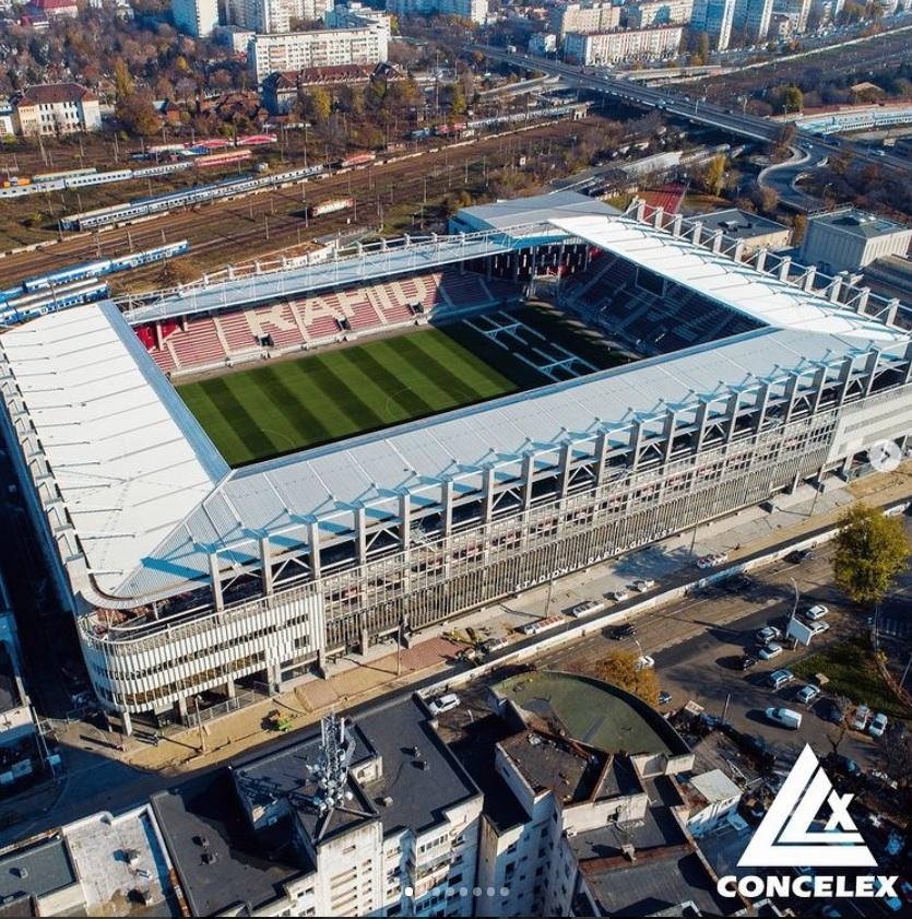 Stadionul Rapid, imagini din ziua inaugurării. Arena are 570 de încăperi și 8 săli de antrenament 743904