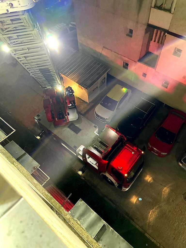 Incendiu la o garsonieră din Giurgiu. 9 persoane au fost evacuate 744155