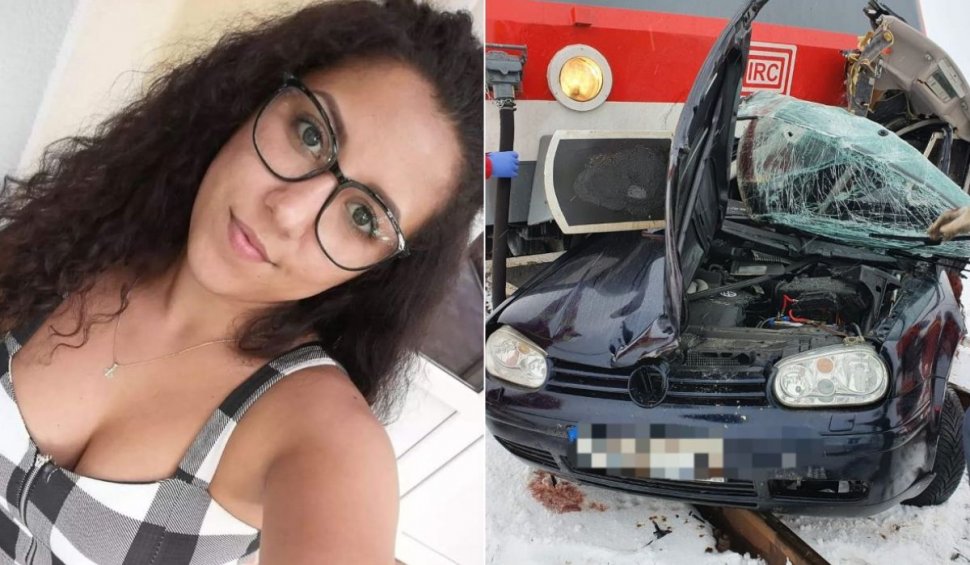 Gabriela a murit la 22 de ani, strivită de un tren în maşină, la Nădab | Urma să fie cerută în căsătorie săptămâna viitoare